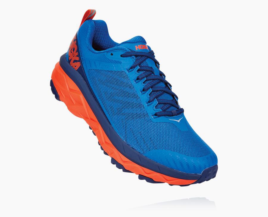 Hoka One One Challenger Atr 5 - Men Trail Shoes - Blue,Australia CDJ-526078